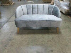 samarshop Amaia Modern Velvet Loveseat Sofa by Christopher Knight Home