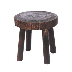 samarshop Kids Adults Balcony Non Slip Small Furniture Round Shape Living Room Bedroom Multifunctional Chair Step Ladder Wooden Stool Home