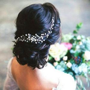 samarshop Bride Bridal Hair Comb Wedding Headwear Pearl Women Jewelry Hair Accessories